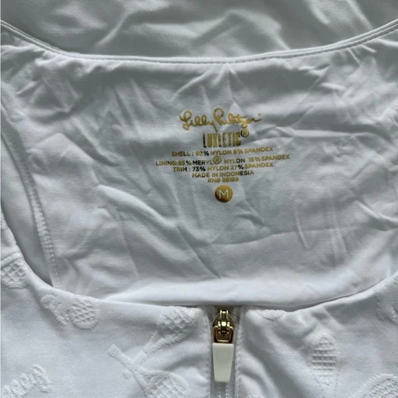 Lilly Pulitzer Luxletic UPF 50 Tennis Set - Kaila tennis bra - perfect match M - Picture 8 of 9